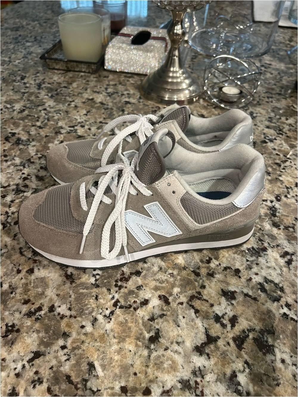 New Balance 574 Core Grey Women's Sz 10.5 
WL574EVG Classic Suede